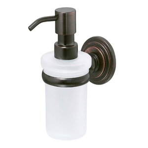 Дозатор для жидкого мыла WasserKRAFT Isar K-7399 (матовое стекло, темная бронза)