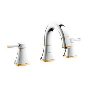 Смеситель для раковины GROHE Grandera - 20417IG0 (двухрычажный, цвет хром/золото)