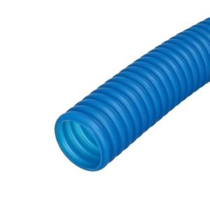 Труба гофрированная Uni-Fitt - 16 (наружный диаметр 25 мм, цвет синий, бухта 50м.)