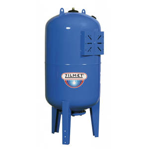 Гидроаккумулятор вертикальный синий Zilmet ULTRA-PRO - 24л. (PN16, мемб.бутил, фланец стальной)
