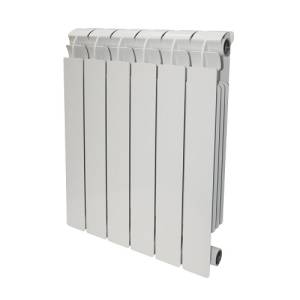 Радиатор алюминиевый GLOBAL VOX Extra 500 - 6 секций (подключение боковое, цвет белый)