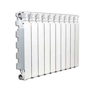 Радиатор алюминиевый Fondital EXCLUSIVO D3 500x100 - 6 секции (подключение боковое, цвет белый)
