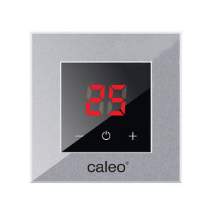 Терморегулятор для теплого пола сенсорный Caleo Nova (цвет алюминиевый)