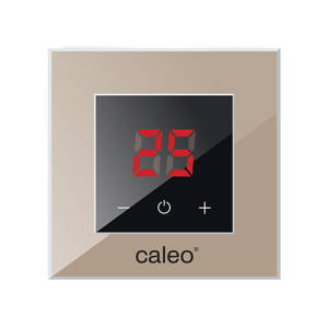 Терморегулятор для теплого пола сенсорный Caleo Nova (цвет кофейный)