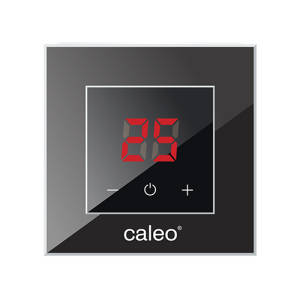 Терморегулятор для теплого пола сенсорный Caleo Nova (цвет черный)