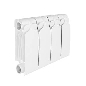 Радиатор биметаллический BILUX plus R200 - 4 секции (подключение боковое, цвет белый)