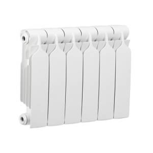 Радиатор биметаллический BILUX plus R300 - 4 секции (подключение боковое, цвет белый)