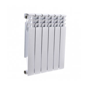 Радиатор биметаллический Wester 500 - 6 секции (подключение боковое, цвет белый)