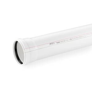 Труба для внутренней канализации REHAU RAUPIANO Plus - D110x2.7 мм, длина 750 мм (цвет белый)