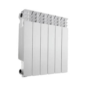 Радиатор алюминиевый Termica Torrid 500/100 - 6 секций (подключение боковое, цвет белый)