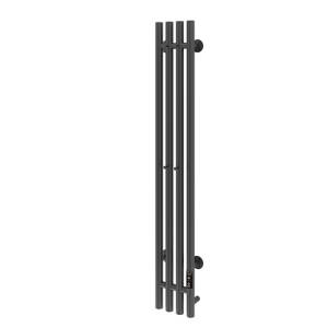 Полотенцесушитель электрический TermoSmart Стандарт - 1200x150 мм (цвет черный матовый)