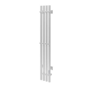 Полотенцесушитель электрический вертикальный TermoSmart Лофт - 1200x150 мм (цвет белый матовый)