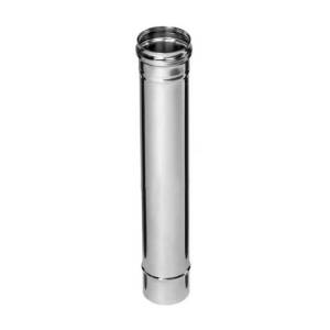 Труба FERRUM Fm02 для одностенного дымохода D300 мм, длина 500 мм (нержавеющая сталь 0.5 мм)
