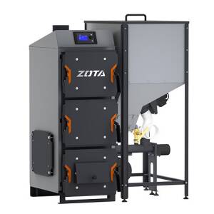 Котел пеллетный ZOTA Focus - 12 кВт (с автоматической подачей топлива)