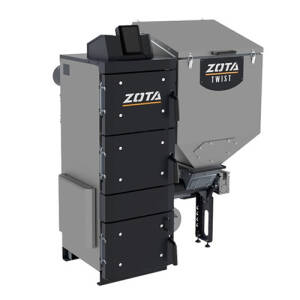 Котел пеллетный ZOTA Twist Plus - 20 кВт (с автоматической подачей топлива)