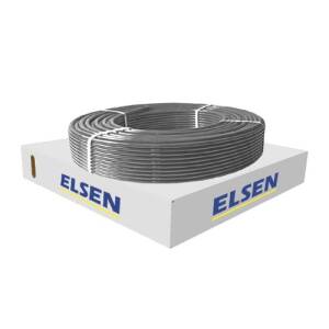 Труба из сшитого полиэтилена ELSEN ELSPIPE - 16x2.2 (PE-Xa/EVOH, PN10, 95°C, бухта 120м, цвет серый)