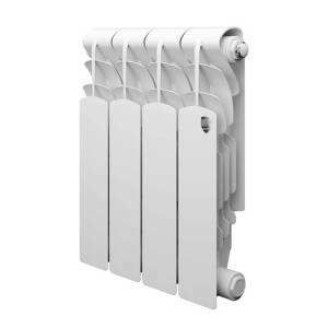 Радиатор алюминиевый Royal Thermo Revolution 350 - 10 секций (подключение боковое, цвет белый)