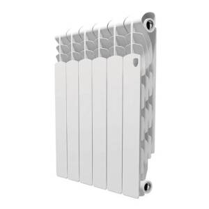 Радиатор алюминиевый Royal Thermo Revolution 500 - 12 секций (подключение боковое, цвет белый)