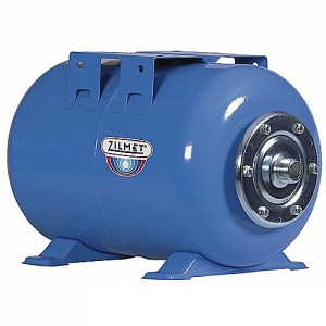 Гидроаккумулятор горизонтальный синий Zilmet ULTRA-PRO - 200л. (PN10, мемб.бутил, фланец стальной)
