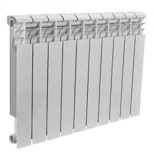 Радиатор биметаллический ROMMER Profi Bm 500 - 10 секций (подключение боковое, цвет белый)